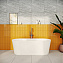 Ванна акриловая VITRA Geo 65380006000 180х80см отдельностоящая
