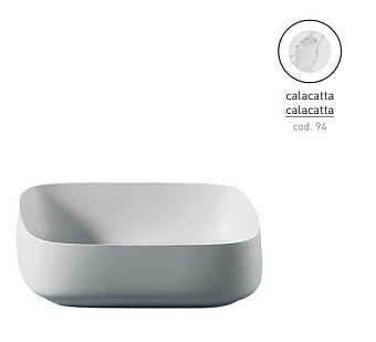 Раковина накладная ArtCeram Cognac COL009 94 00 56х41см