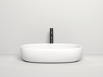 Раковина накладная SALINI LUCE 110721MRH S-Stone матовая 70х40см