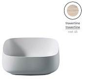 Раковина накладная ArtCeram Cognac COL007 45 00 46х41см