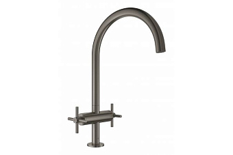 Смеситель для кухни GROHE Atrio New 30362AL0 высокий излив чёрный