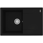 Мойка кухонная LEMARK IMANDRA 760 9910025 50х76см антрацит