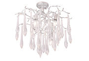 Люстра подвесная CRYSTAL LUX REINA REINA PL5 D600 SILVER PATINA 300Вт 5 лампочек E14