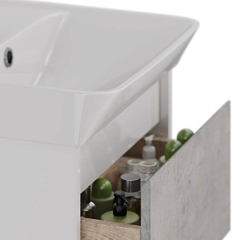 Тумба под раковину напольная LEMARK Combi LM03C60T-Beton 35х57,4х65см