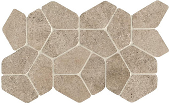 Керамическая мозаика Atlas Concord Италия Lims A3JG Grey Mosaico Gemini 24х41,6см 0,5кв.м.