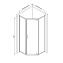Угловое ограждение AM-PM Gem W90G-405-090MT 190х90см стекло прозрачное