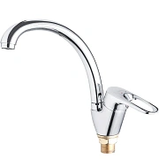 Смеситель для кухни Maxonor MN4104-2 поворотный излив хром