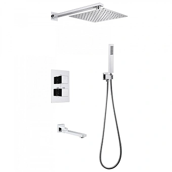 Душевая система Abber Daheim AF8250 хром
