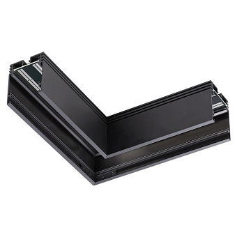 Коннектор Novotech 135030 чёрный для однофазного трека