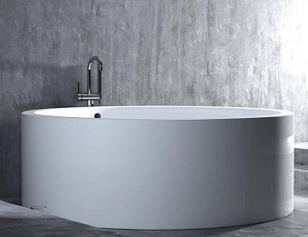 Ванна каменная SALINI ISOLA 101111GRF S-Sense глянцевая 200х200см отдельностоящая