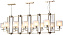 Люстра подвесная CRYSTAL LUX NICOLAS NICOLAS SP12 L1600 GOLD/WHITE 720Вт 12 лампочек E14