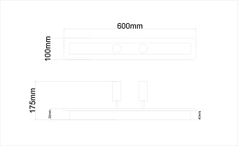 Спот Arte Lamp TOMMY A2607PL-22GO 22Вт 2 лампы LED