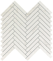 Керамическая мозаика Atlas Concord Италия MARVEL STONE 9SHC Carrara Pure Herringbone Wall 30,5х30см 0,549кв.м.