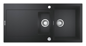 Мойка кухонная GROHE K500 31646AP0 100х50см чёрный матовый