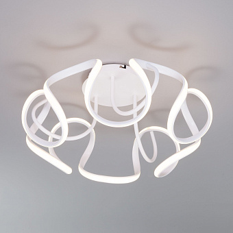 Светильник потолочный Eurosvet Alstroemeria 90238/1 белый 100Вт LED