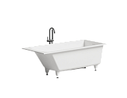 Ванна каменная SALINI CASCATA 104313GRH 169,8х75см встраиваемая
