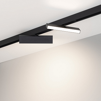 Магнитный трековый светильник Arlight Mag-Flat-Fold-25 034234 6Вт LED чёрный