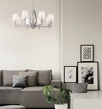 Люстра подвесная Maytoni Stein MOD038PL-08CH 40Вт 8 лампочек E14