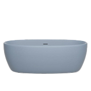 Ванна каменная SALINI LUCE NEW 100121MRF 170х85см S-Stone (Solix) матовая
