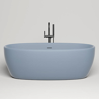 Ванна каменная SALINI LUCE NEW 100121MRF 170х85см S-Stone (Solix) матовая