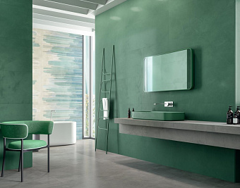 Настенная плитка Atlas Concord Италия Prism A4TQ Emerald 50х120см 1,8кв.м. матовая