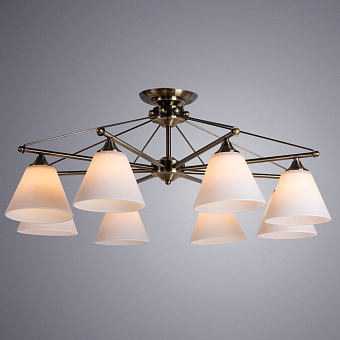 Люстра потолочная Arte Lamp COPTER A3208PL-8AB 40Вт 8 лампочек E27
