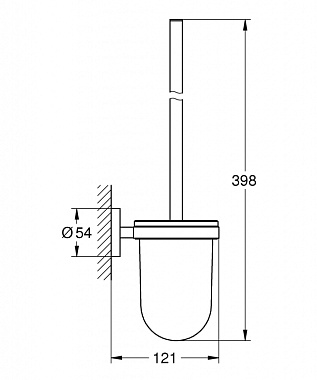 Ёршик GROHE Essentials 40374GN1 Холодный рассвет