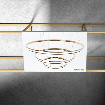 Люстра подвесная Arte Lamp MERIDIANA A2198SP-3GO 150Вт 1 лампочек LED
