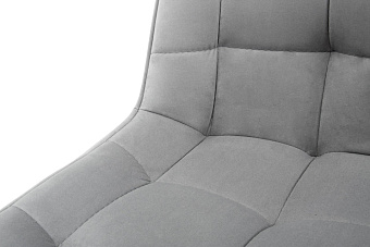 Кухонный стул AERO 47х65х87см велюр/сталь Light Grey