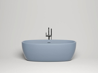 Ванна каменная SALINI LUCE NEW 100121MRF 170х85см S-Stone (Solix) матовая