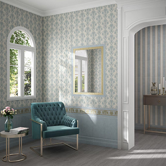 Плинтус KERAMA MARAZZI FMB025 голубой 15х25см 0,487кв.м.