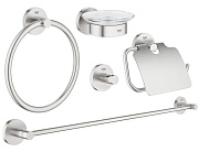 Набор аксессуаров для ванной GROHE Essentials 40344DC1 Суперсталь 5 предметов