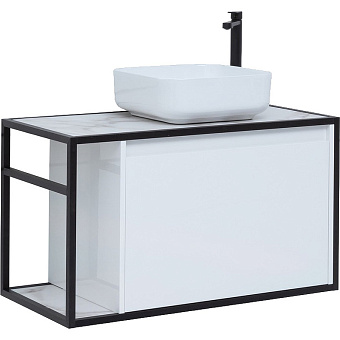 Тумба под раковину подвесная AQUANET Nova Lite Loft 261651 44х90х51,8см