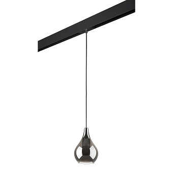 Трековый светильник Lightstar Pentola PRO803037 25Вт G9 дымчатый для однофазного трека
