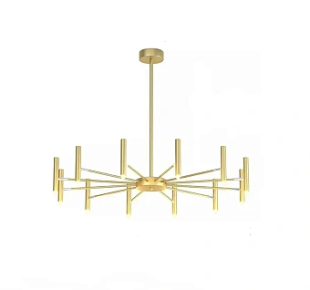 Люстра потолочная ImperiumLOFT Loka 193602-26 480Вт 12 лампочек G9