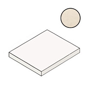 Плитка для ступеней Atlas Concord Италия Lims A3NY Ivory Scalino Angolare 33х33см 0,109кв.м. неполированная