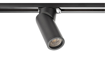 Трековый светильник CRYSTAL LUX CLT 0.31 CLT 0.31 030 BL 50Вт GU10 чёрный для однофазного трека