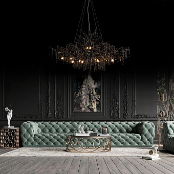 Люстра подвесная Loft It Bijout 10067/1800 BK 90Вт 18 лампочек G9
