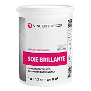 Декоративное покрытие VINCENT DECOR Soie Brillante Эффект блестящего перламутрового шёлка 1,3кг