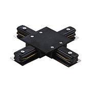Коннектор Lightstar 501147 чёрный для однофазного трека