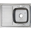 Мойка кухонная MELANA 8060 016/2 R (*10) 80х60см хром