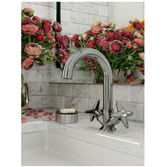 Смеситель для раковины VODA VASILEK VL 26 хром