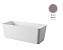 Ванна каменная ArtCeram Square ACW004 60 180х80см отдельностоящая