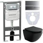 Инсталляция с унитазом Ceramica Nova CN4002MB_1002M_1000