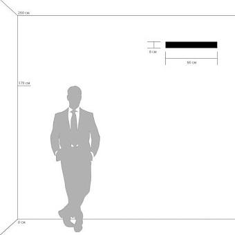 Светильник настенный Lightstar Fiume 810527 20Вт LED