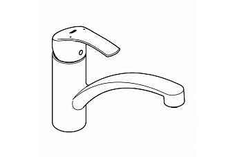 Смеситель для кухни GROHE Eurosmart 33281DC2 поворотный излив Суперсталь