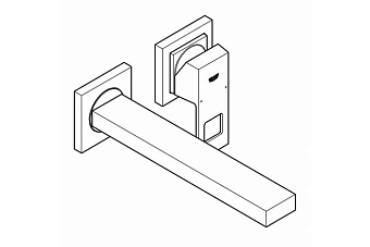 Смеситель для раковины GROHE Eurocube 23447000 хром