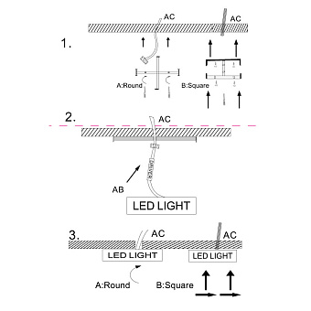 Светильник потолочный Maytoni Zon C067CL-L27B4K 27Вт LED