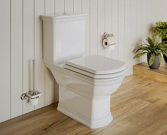 Унитаз напольный VITRA Serenada 9722B003-7203 ободковый с микролифтом