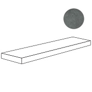Плитка для ступеней ABK Atlantis PF60006518 Angolare Top Sx Smoke Ret 120х32см 0,384кв.м. матовая